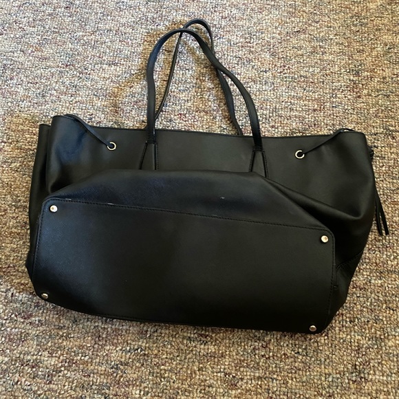 Kate Spade Oversized Tasseled Black Tote - Picture 6 of 8